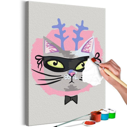 Quadro fai da te - Cat With Horns