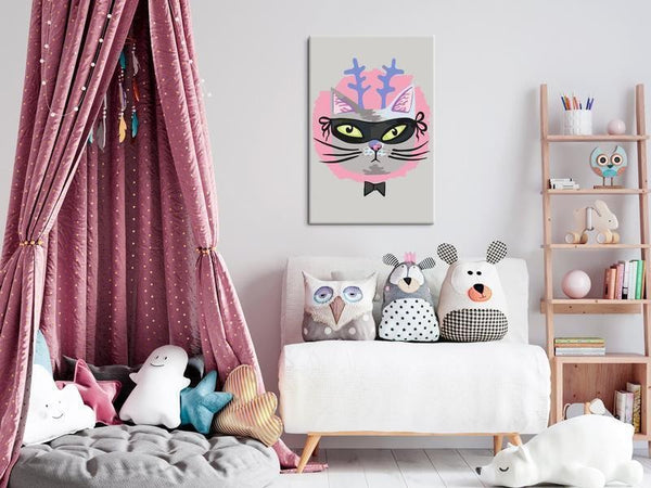 Quadro fai da te - Cat With Horns