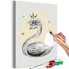 Quadro fai da te - Swan in the Crown