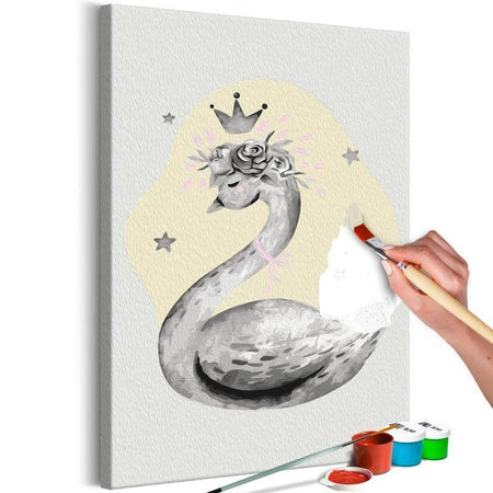 Quadro fai da te - Swan in the Crown