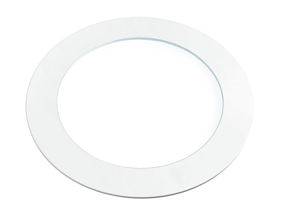 Incasso Controsoffitto Faretto Tondo Alluminio Bianco Led 12 watt Luce Calda