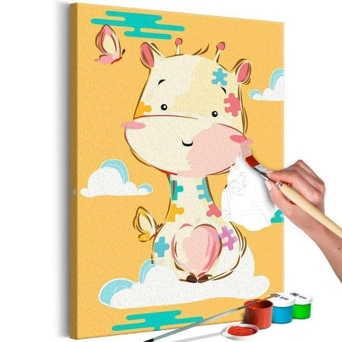 Quadro fai da te - Funny Giraffe