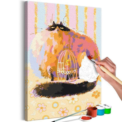 Quadro fai da te - Fat Cat