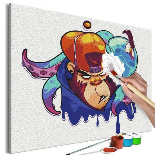 Quadro fai da te - Monkey Graffiti