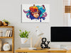 Quadro fai da te - Monkey Graffiti