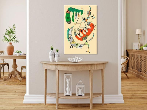Quadro fai da te - Vasily Kandinsky: Vert et rouge