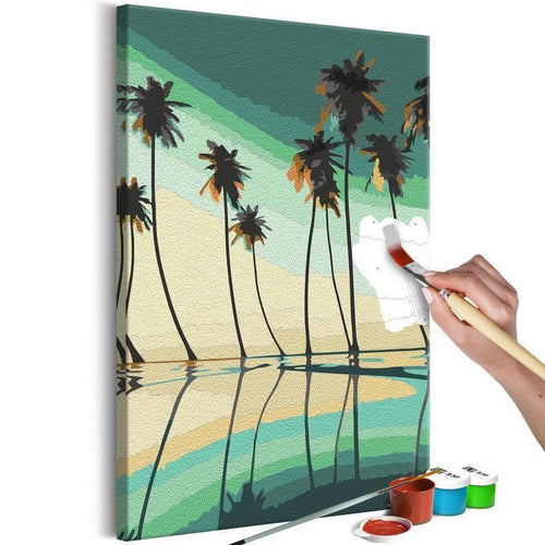 Quadro fai da te - Turquoise Palm Trees