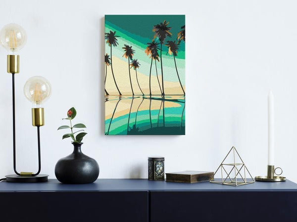 Quadro fai da te - Turquoise Palm Trees