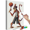 Quadro fai da te - Monkey Basketball Player