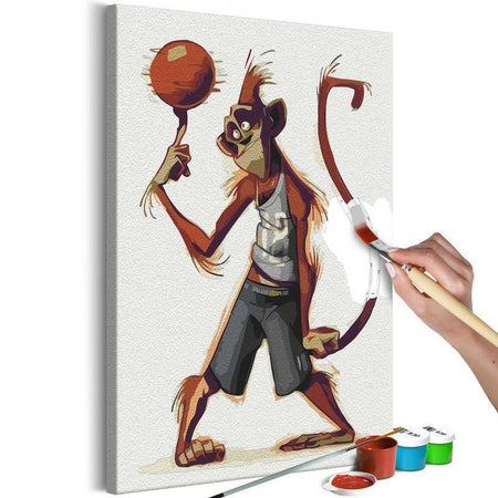 Quadro fai da te - Monkey Basketball Player