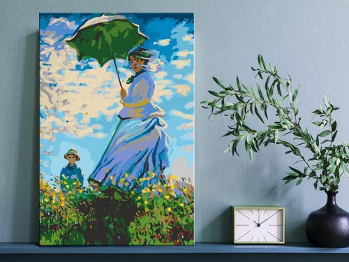 Quadro fai da te - Claude Monet: Woman with a Parasol