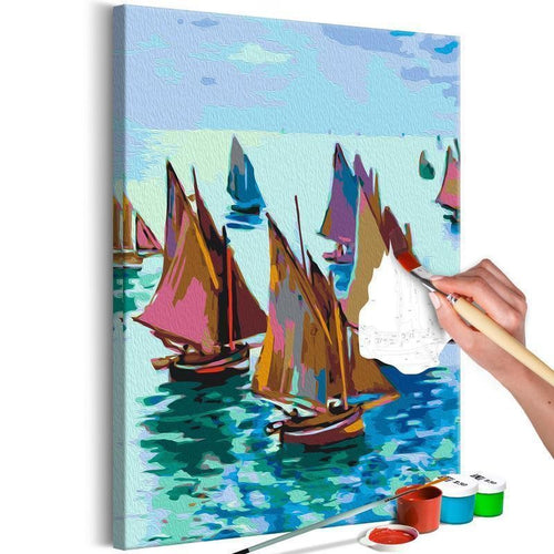 Quadro fai da te - Claude Monet: Fishing Boats