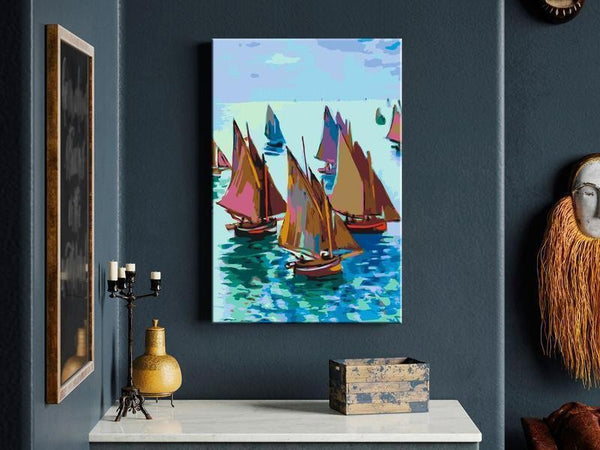 Quadro fai da te - Claude Monet: Fishing Boats