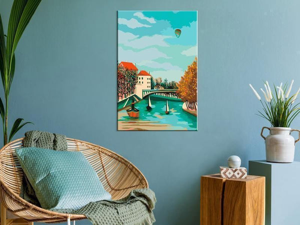 Quadro fai da te - Henri Rousseau - Study for View of the Pont de S?vres