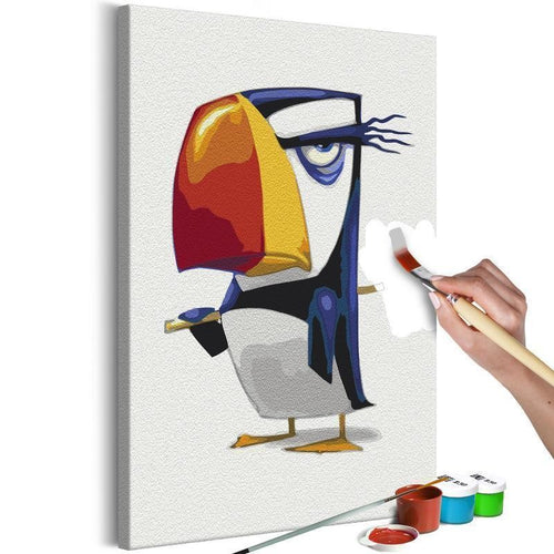 Quadro fai da te - Grumpy Penguin