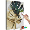 Quadro fai da te - Golden Monstera