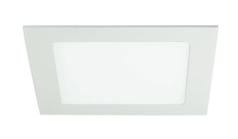 Faretto a Incasso Quadrato Bianco Opaco Alluminio Led 12 watt Luce Fredda