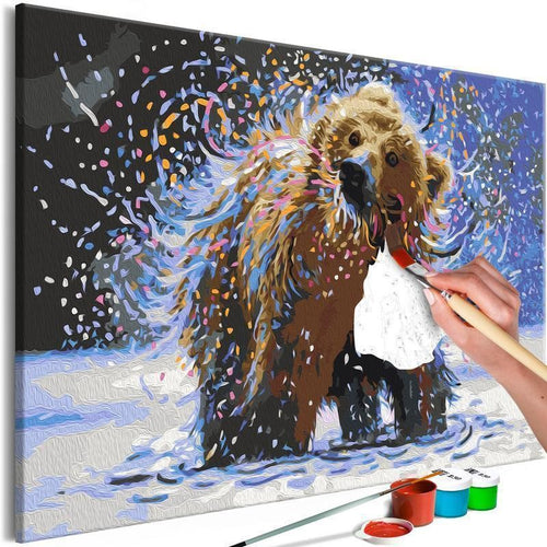 Quadro fai da te - Misty Bear