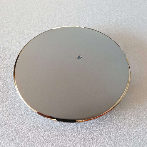 Piattello 118mm coperchio finitura ottone lucido in ottone per piletta piatto doccia
