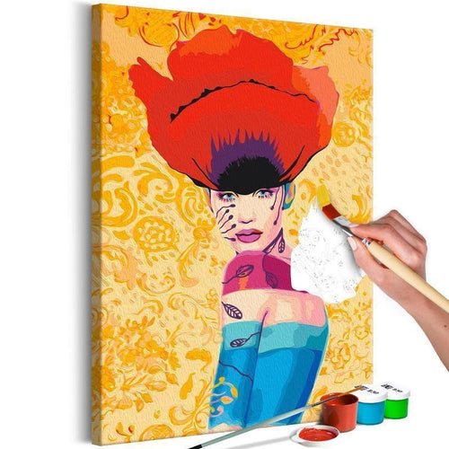 Quadro fai da te - Poppy Lady