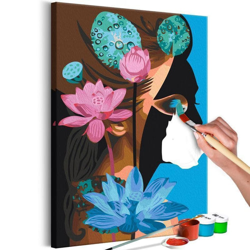 Quadro fai da te - Lotus Lady