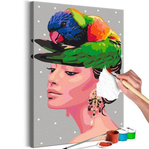 Quadro fai da te - Parrot on the Head