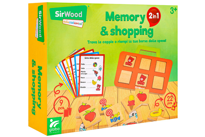 Gioco Di Memoria e Shopping Educativo 2in1 32PZ