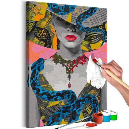 Quadro fai da te - Snake Goddess
