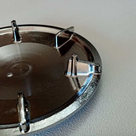 Piattello 118mm coperchio finitura acciaio spazzolato in ottone per piletta piatto doccia