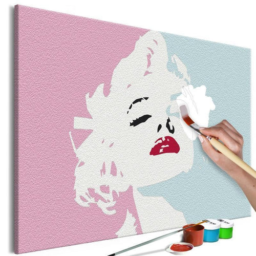 Quadro fai da te - Marilyn in Pink