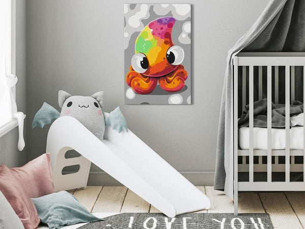 Quadro fai da te - Funny Octopus