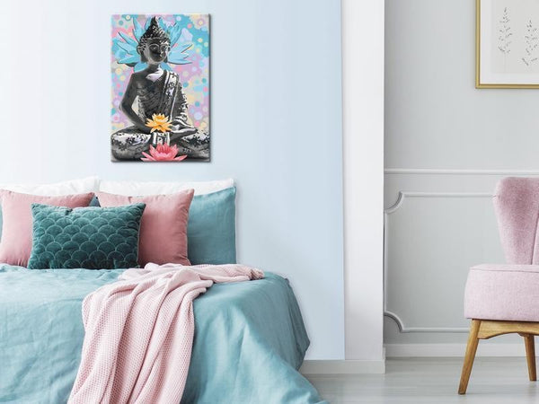 Quadro fai da te - Rainbow Buddha