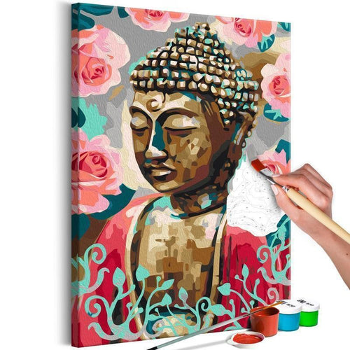 Quadro fai da te - Buddha in Red