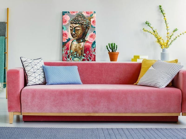 Quadro fai da te - Buddha in Red