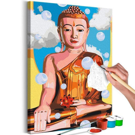 Quadro fai da te - Levitating Buddha