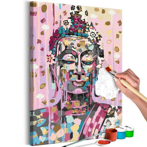 Quadro fai da te - Thinking Buddha