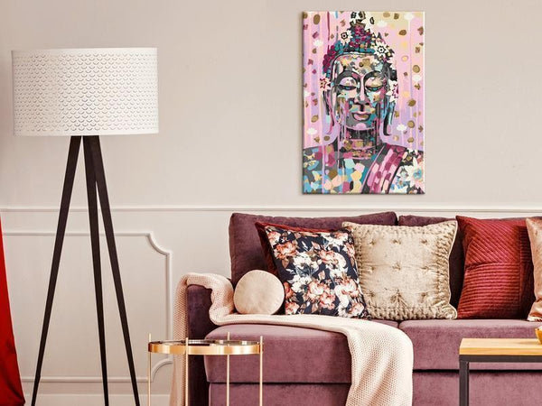Quadro fai da te - Thinking Buddha