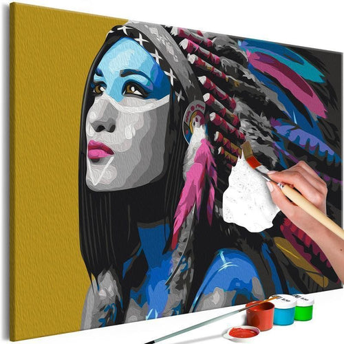 Quadro fai da te - Beautiful Fire Keeper