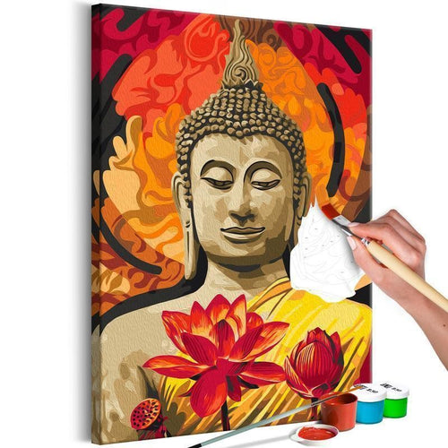 Quadro fai da te - Fiery Buddha