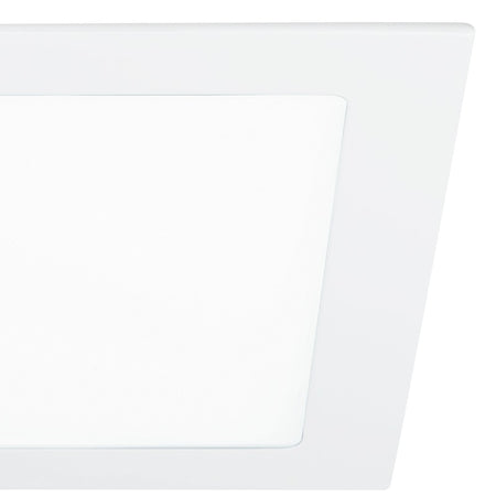 Faretto Incasso Alluminio Bianco Opaco Quadrato Controsoffitto Led 18 watt 4000 K
