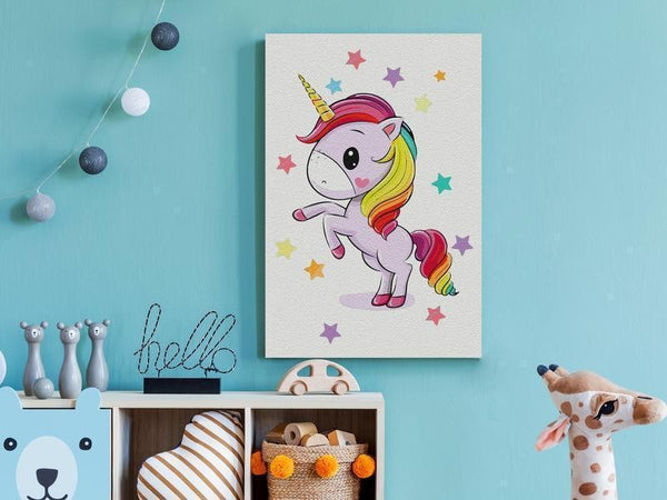 Quadro fai da te - Rainbow Unicorn