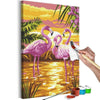 Quadro fai da te - Flamingo Family
