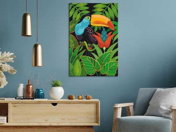 Quadro fai da te - Beautiful Toucan