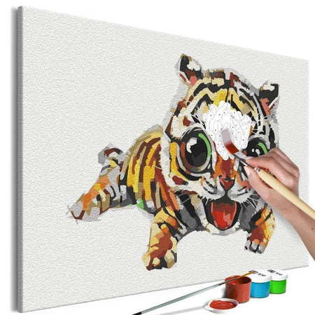 Quadro fai da te - Sweet Tiger