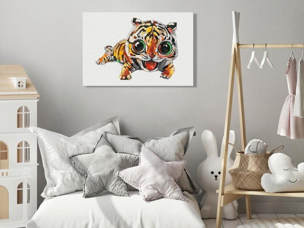 Quadro fai da te - Sweet Tiger