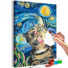 Quadro fai da te - Freaky Cat