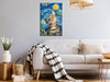 Quadro fai da te - Freaky Cat