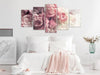 Quadro - Vintage Peonies (5 Parts) Wide