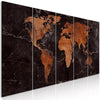 Quadro - Copper Map (5 Parts) Narrow