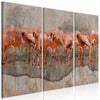Quadro - Flamingo Lake (3 Parts)